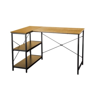 Skrivbord Hedvig ask/svart 120x80x76 cm - ekbark / svart - Möbler - Bord & matgrupper - Kontorsbord - Skrivbord - Hörnskrivbord