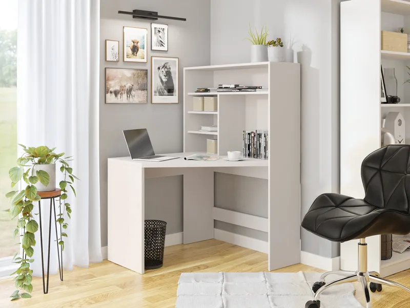 Zayden Skrivbord 96 cm - beige - Möbler - Bord & matgrupper - Kontorsbord - Skrivbord - Hörnskrivbord