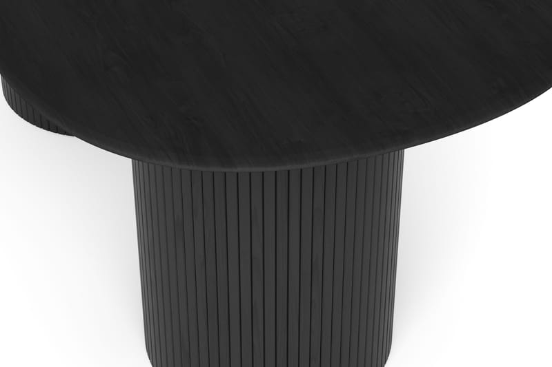 Kopparbo Matbord Oval 180x90 cm Fanér - Svart - Möbler - Bord & matgrupper - Matbord & köksbord