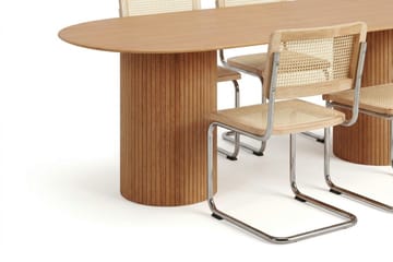 Kopparbo Matgrupp oval 220 cm Ek med 6 Build Matstolar - Ek - Möbler - Bord & matgrupper - Matgrupper