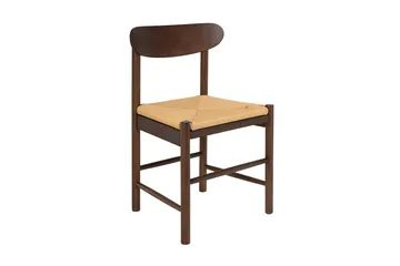 Kopparbo Matgrupp runt 110 cm Valnöt med 4 Malte Matstolar - Valnöt - Möbler - Bord & matgrupper - Matgrupper