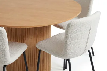 Kopparbo Matgrupp runt 130 cm Ek med 6 Katy Matstolar - Ek - Möbler - Bord & matgrupper - Matgrupper