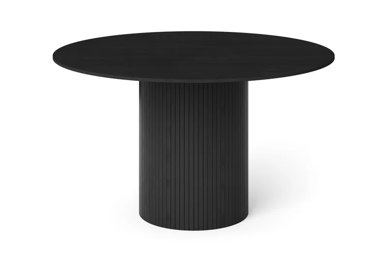 Kopparbo Runt Matbord 130 cm Fanér - Svart - Möbler - Bord & matgrupper - Matbord & köksbord
