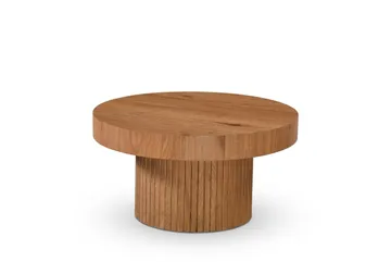 Kopparbo Soffbord Rund 85 cm tjock bordsskiva - Ek - Möbler - Bord & matgrupper - Soffbord