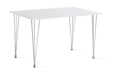Kronblom Matbord 120 cm +  4 st Nibe stol brun med ek ben - Vit/Brun - Möbler - Bord & matgrupper - Matgrupper