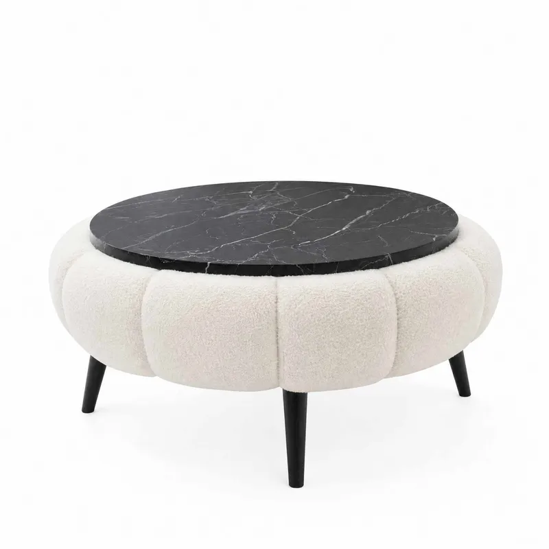 Kundu Soffbord Rund 60 cm Bubblig - Möbler - Bord & matgrupper - Soffbord