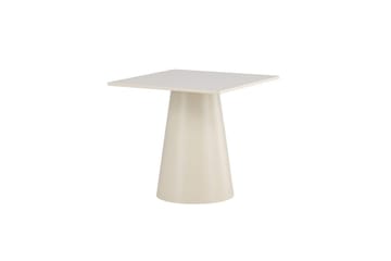 Lanzi Litet Kvadratiskt Matbord 80 cm med Trä- och Ekutseende - Beige - Möbler - Bord & matgrupper - Matbord & köksbord