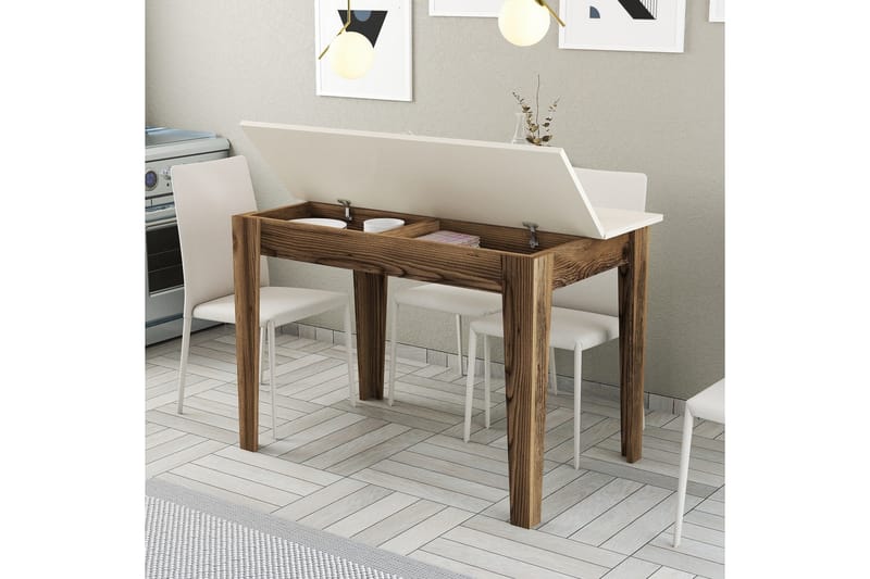 Levents Matbord 110x72 cm Brun/Beige - Hanah Home - Möbler - Bord & matgrupper - Matbord & köksbord