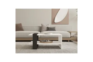 Lorva Soffbord 80 cm - Antracit/Vit - Möbler - Bord & matgrupper - Soffbord
