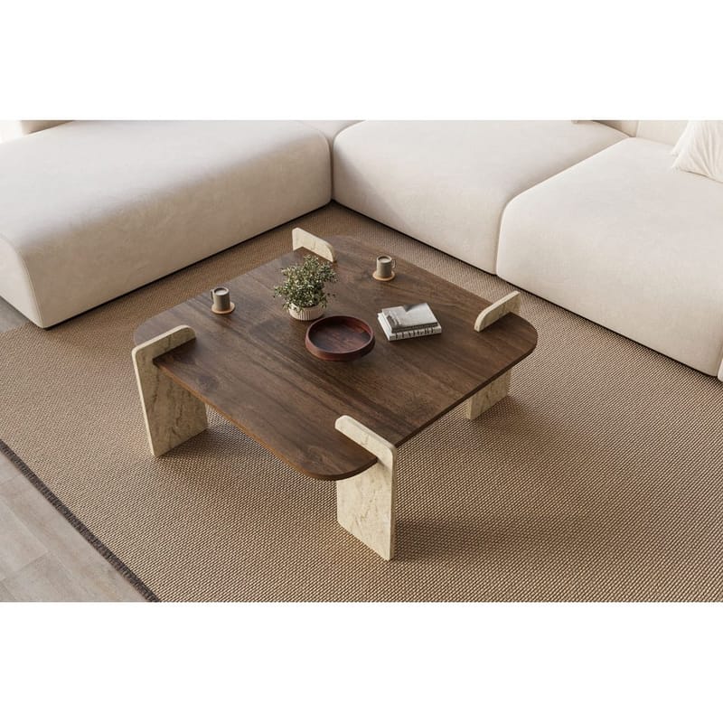 Lorvenor Soffbord 90 cm - Mörkbrun - Möbler - Bord & matgrupper - Soffbord