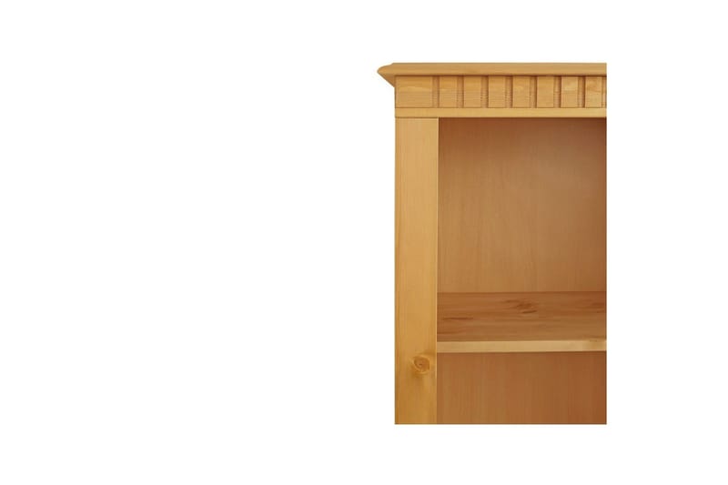 Lowboard Golvstående Tv Bänk 94 cm med Förvaring i Furu - Honungsbrun - Möbler - Tv möbel & mediamöbel - TV bänk & mediabänk