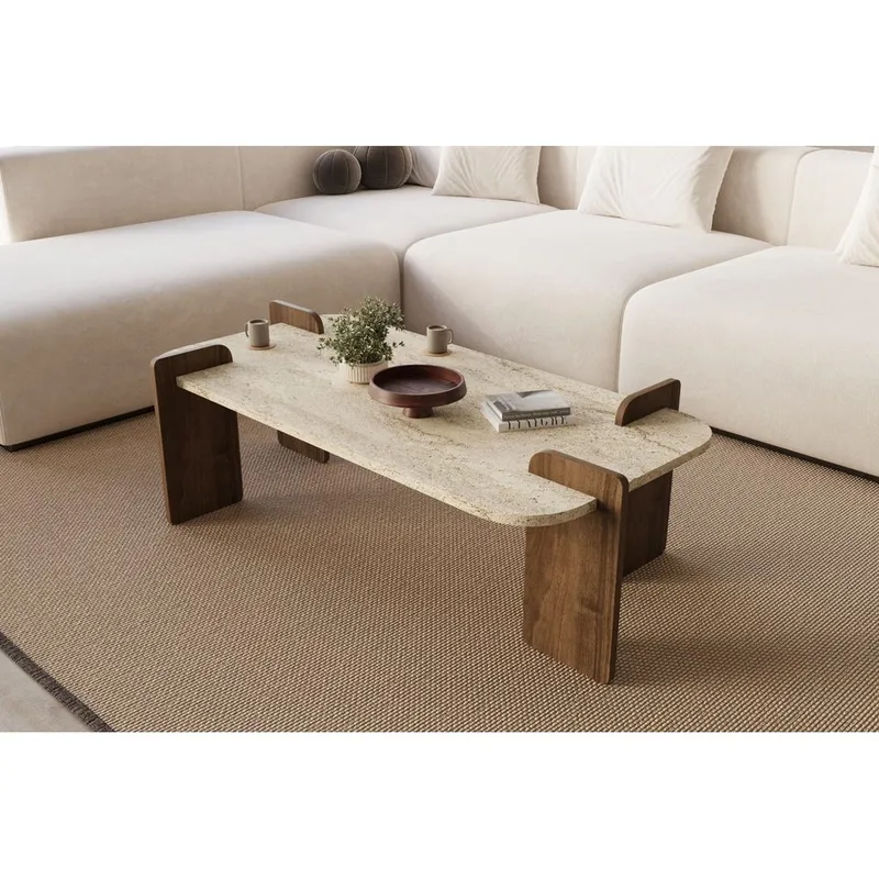 Lyren Soffbord 120 cm - Brun/Mörkbrun - Möbler - Bord & matgrupper - Soffbord