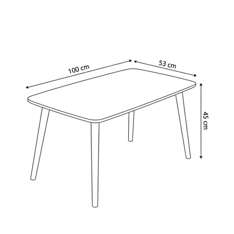 Lyvenn Soffbord 100 cm Rektangulär - Valnöt - Möbler - Bord & matgrupper - Soffbord