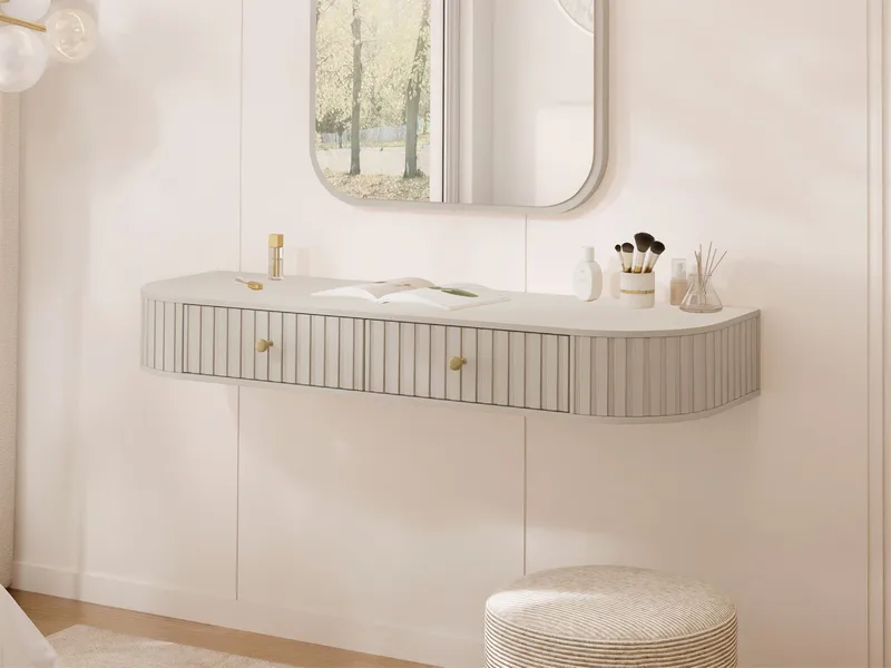 Maggio Sminkbord 123 cm - beige - Möbler - Bord & matgrupper - Sminkbord & toalettbord