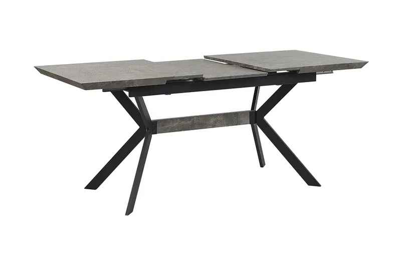Abenson Matbord 180 cm Förlängningsbart - Grå/Svart - Möbler - Bord & matgrupper - Matbord & köksbord