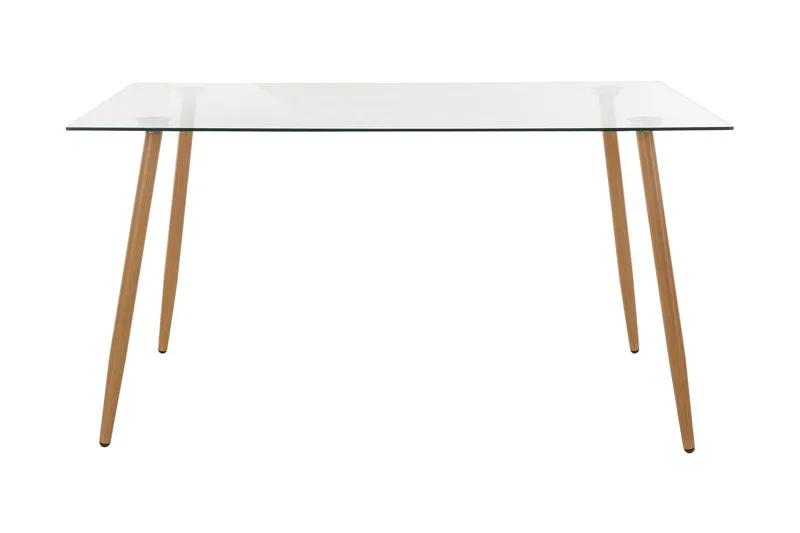 Abia Matbord 140 cm Glas - Brun - Möbler - Bord & matgrupper - Matbord & köksbord