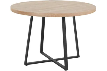 Agios Matbord Runt 110 cm - Natur/Svart - Möbler - Bord & matgrupper - Matbord & köksbord
