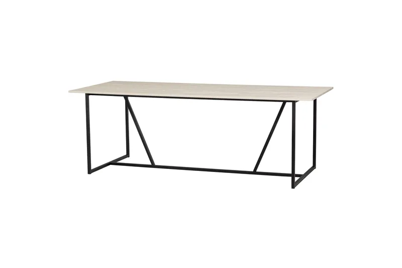 Atila Matbord 220 cm, Beige