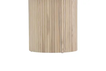 Bianca Runt Matbord 110 cm med Trä- och Ekutseende - Beige - Möbler - Bord & matgrupper - Matbord & köksbord