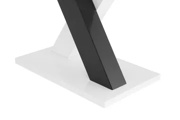 Cesi Rektangulärt Matbord 140 cm i Målat Trä - Vit|Svart - Möbler - Bord & matgrupper - Matbord & köksbord
