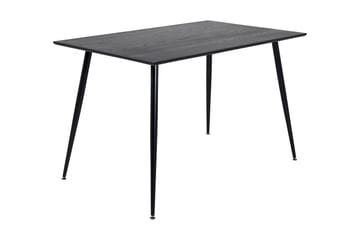 Dipp Rektangulärt Matbord 180 cm med Valnöts- och Metallutseende - Svart - Möbler - Bord & matgrupper - Matbord & köksbord