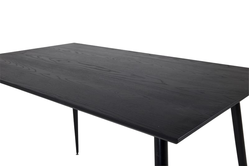 Dipp Rektangulärt Matbord 180 cm med Valnöts- och Metallutseende - Svart - Möbler - Bord & matgrupper - Matbord & köksbord