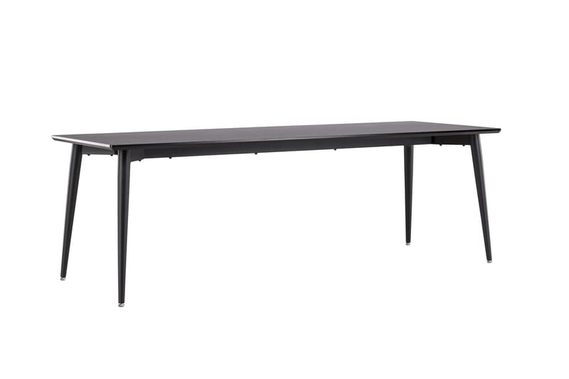 Ellis Stort Rektangulärt Matbord 230 cm med Metallutseende - Svart - Möbler - Bord & matgrupper - Matbord & köksbord