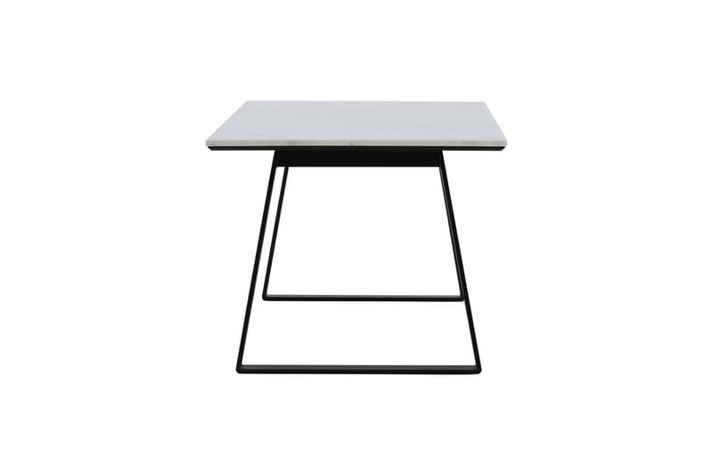 Estelle Rektangulärt Matbord 140 cm med Marmorskiva och Metallutseende - Vit - Möbler - Bord & matgrupper - Matbord & köksbord
