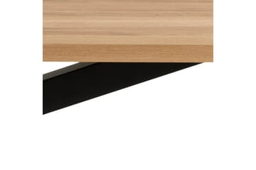 Ganesh Stort Rektangulärt Matbord 220 cm med Trä- och Ekutseende - Svart|Beige - Möbler - Bord & matgrupper - Matbord & köksbord