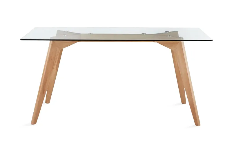 Hudson Matbord 160 cm, Transparent