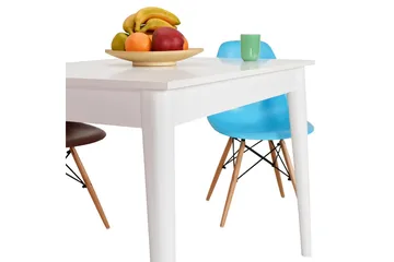 Matbord 110 cm - Vit - Möbler - Bord & matgrupper - Matbord & köksbord