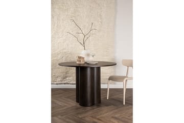 Matbord Venture Home Olivia Matbord 110 cm Runt Brown 110 cm - Möbler - Bord & matgrupper - Matbord & köksbord