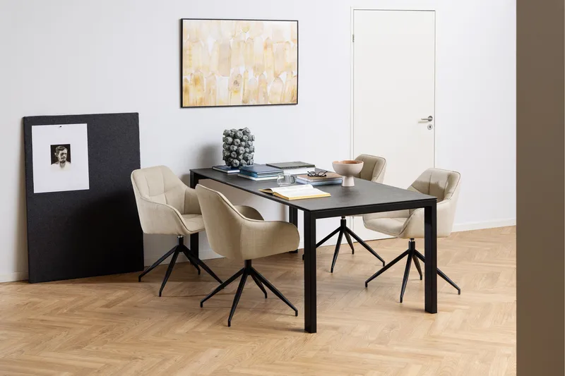 Misam Matbord 200x90 cm - Svart - Möbler - Bord & matgrupper - Matbord & köksbord
