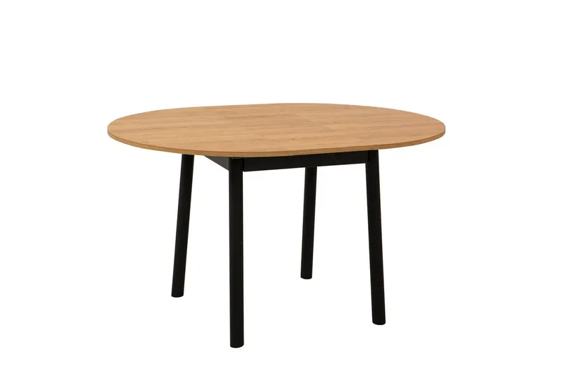Oliver Matbord 100 cm - Ek/Svart - Möbler - Bord & matgrupper - Matbord & köksbord
