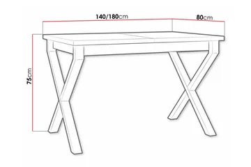 Patrickswell Matbord 80 cm - Svart - Möbler - Bord & matgrupper - Matbord & köksbord