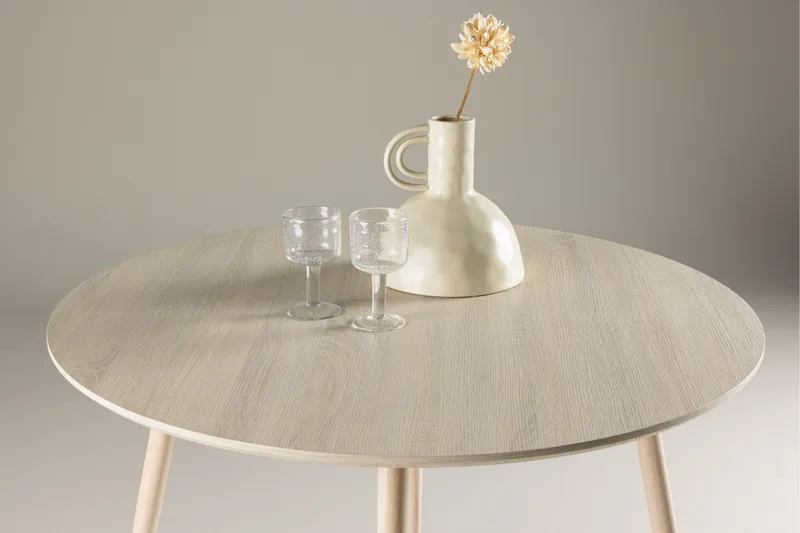 Plaza Matbord 100 cm - Whitewash - Möbler - Bord & matgrupper - Matbord & köksbord