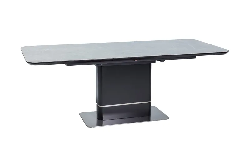 Psyri Förlängningsbart Matbord 160 cm - Keramik/Grå/Svart - Möbler - Bord & matgrupper - Matbord & köksbord