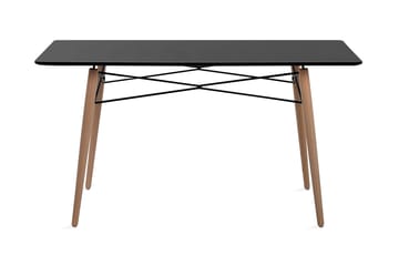 Stracke Rektangulärt Matbord 140 cm i Trä - Svart - Möbler - Bord & matgrupper - Matbord & köksbord