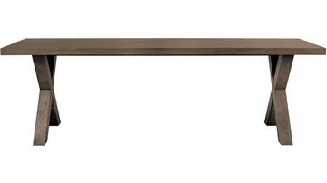 Matbord Lindor 240x100 cm - Oljad grå ekfanér - Möbler - Bord & matgrupper - Matbord & köksbord