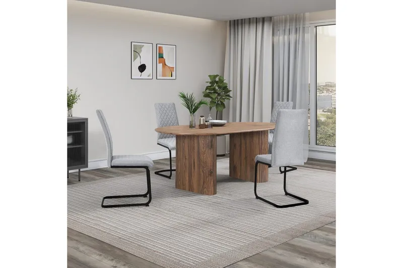 Matbord Loft24 Bostonia Matbord Oblong 160x90 cm - Möbler - Bord & matgrupper - Matbord & köksbord