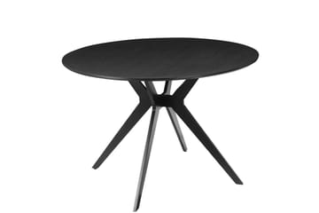 Matbord Loft24 Philip Matbord Rund 110 cm Svart - Möbler - Bord & matgrupper - Matbord & köksbord
