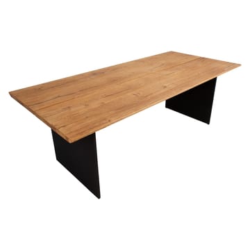 Matbord Teron 220x100x75 cm - Ek/svart - Möbler - Bord & matgrupper - Matbord & köksbord