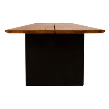 Matbord Teron 220x100x75 cm - Ek/svart - Möbler - Bord & matgrupper - Matbord & köksbord