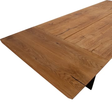 Matbord Teron 220x100x75 cm - Ek/svart - Möbler - Bord & matgrupper - Matbord & köksbord
