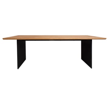 Matbord Teron 220x100x75 cm - Ek/svart - Möbler - Bord & matgrupper - Matbord & köksbord
