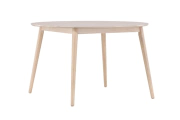 Matbord Peach Flora Dining Table ø120 - Whitewash / Veneer Whitewash - Möbler - Bord & matgrupper - Matbord & köksbord