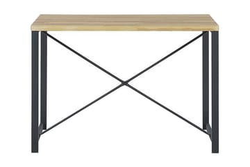 Flixton Matgrupp 110 cm Inkl 2 stolar + Bänk - Ljusbrun/Svart - Möbler - Bord & matgrupper - Matgrupper