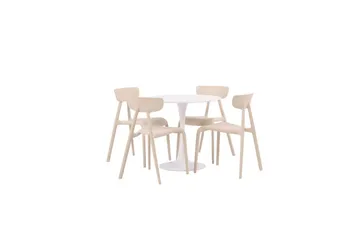 Rund Matgrupp Hamden, Ursholmen - Beige - Möbler - Bord & matgrupper - Matgrupper