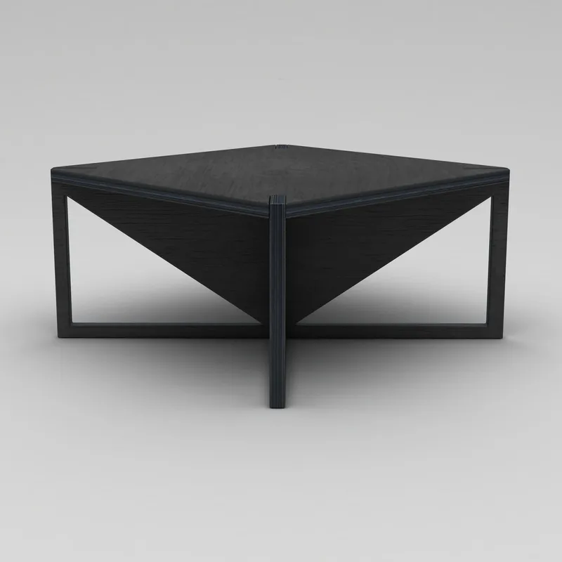 Mirona Soffbord 75 cm, Svart