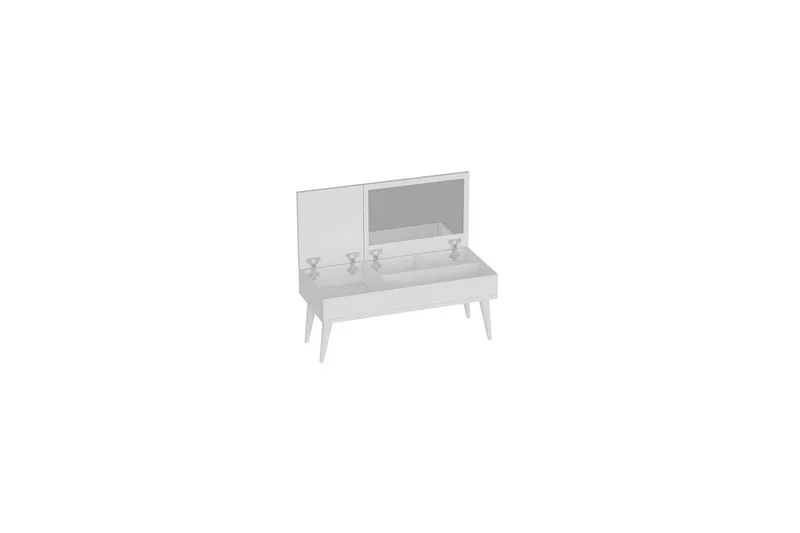Morven Sminkbord 79,4 cm - Vit - Möbler - Bord & matgrupper - Sminkbord & toalettbord